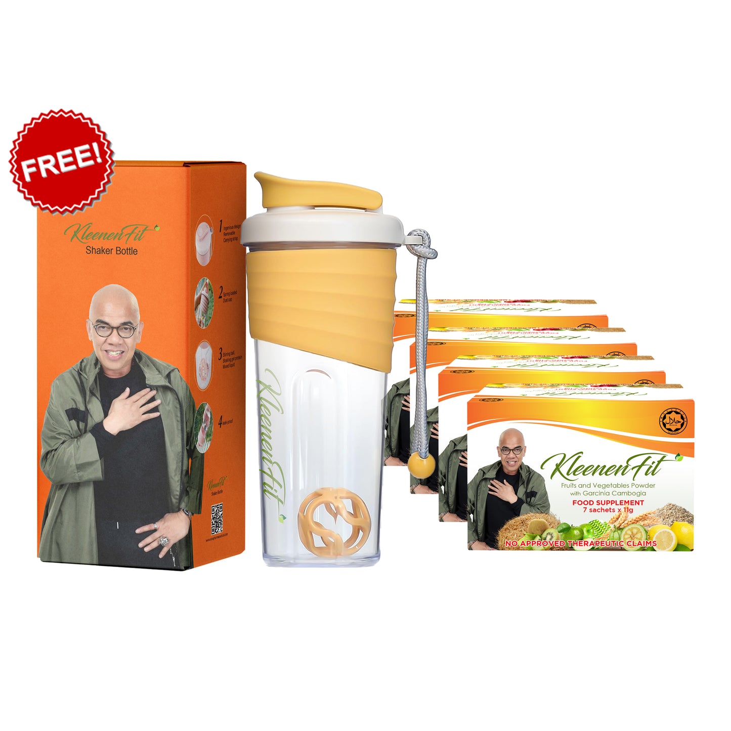 KLENZCOL(NOW KLEENENFIT) Prebiotics and Plant Fiber Drink for Gut Health, Colon Cleanse Fiber Drink 1Box / 7Sachets