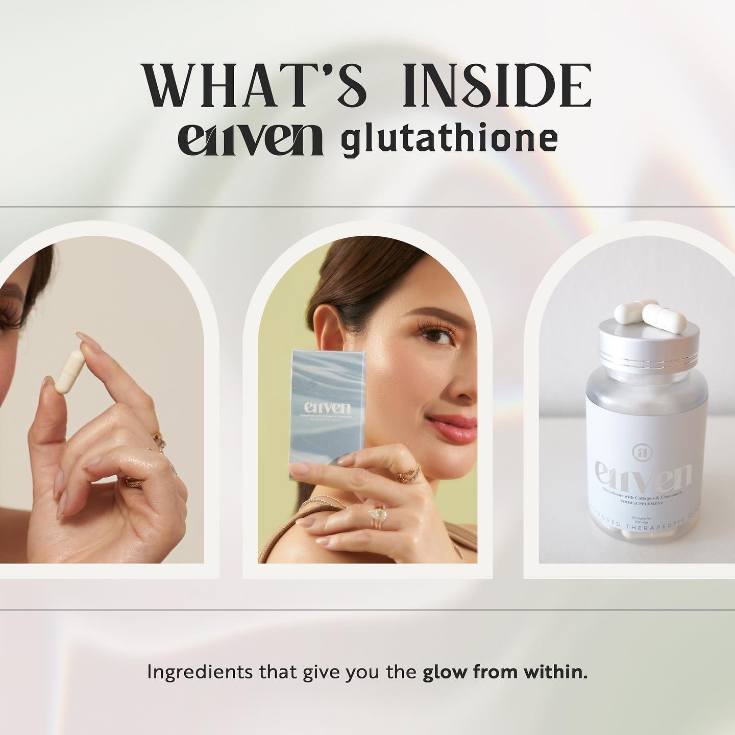 E11VEN Opitac™ Glutathione 30 Capsule Class S Japan Glutathione 500mg with 50mg Chamomile