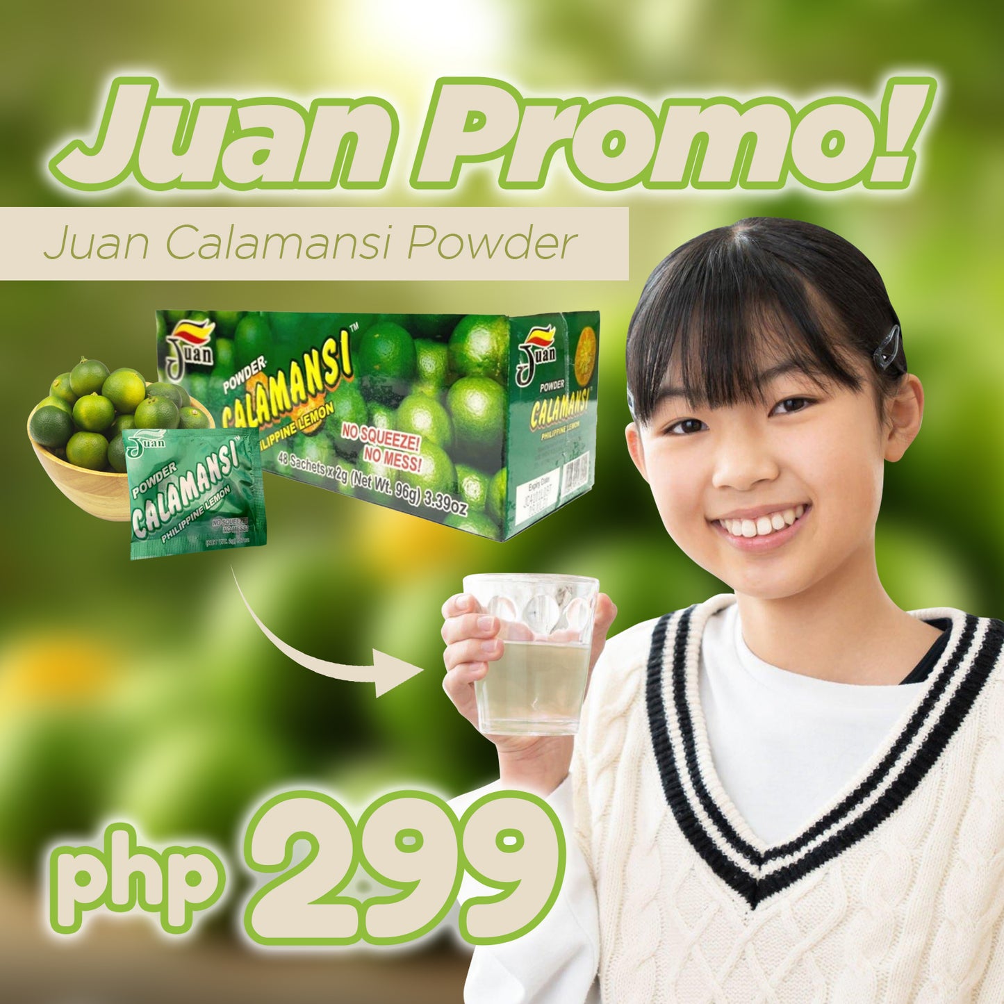 Juan Calamansi - 48 Sachets each Box