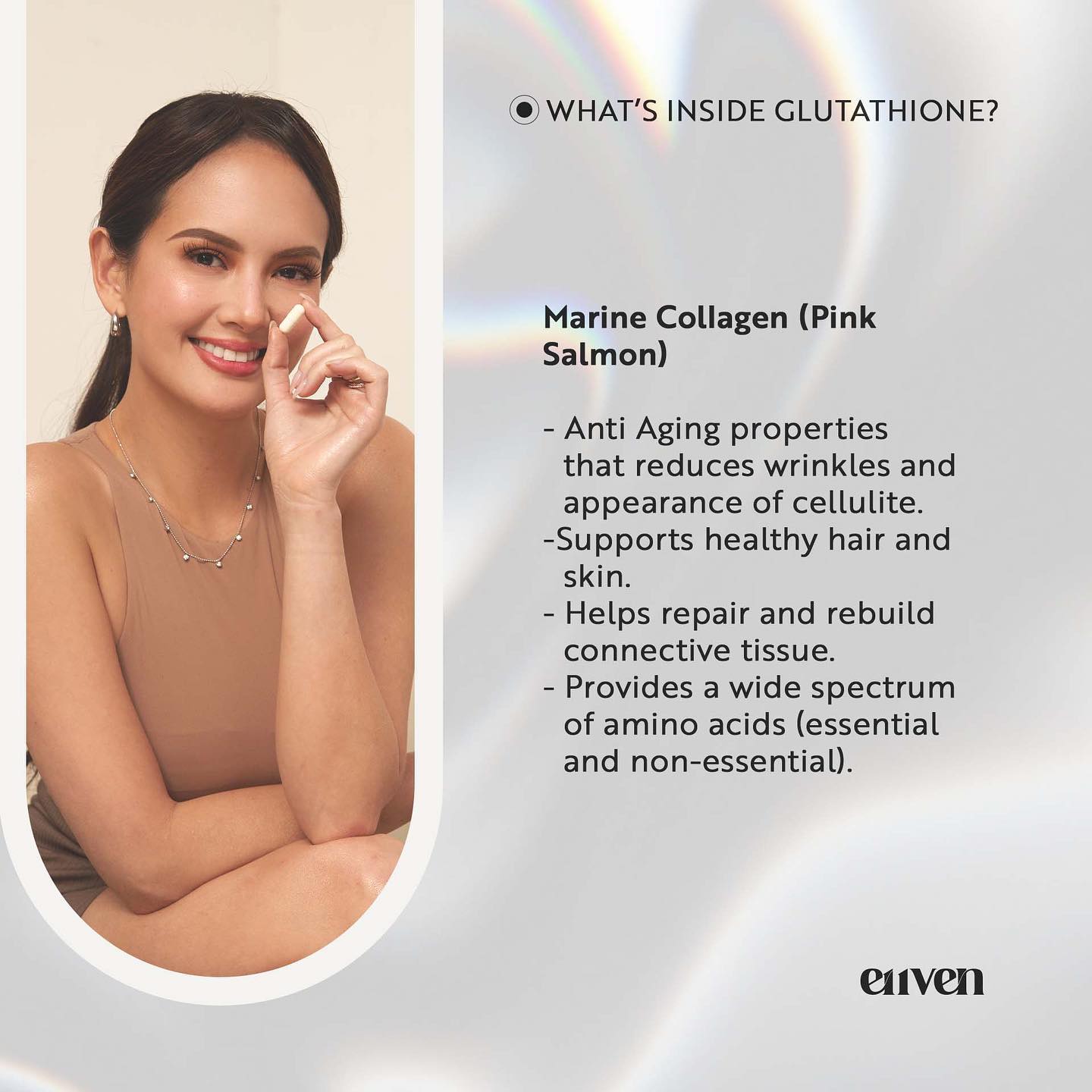 E11VEN Opitac™ Glutathione 30 Capsule Class S Japan Glutathione 500mg with 50mg Chamomile