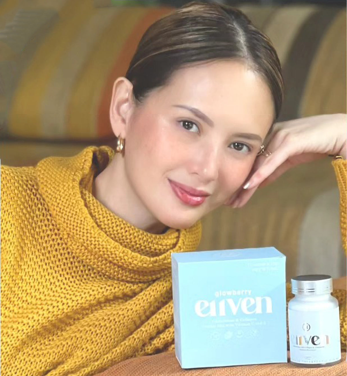 E11VEN Glowberry - Beauty Drink with Berry Extracts, Collagen, Opitacยญโข Glutathione. Vitamins and Minerals - 7 Sachets | 12,000mg/sachet