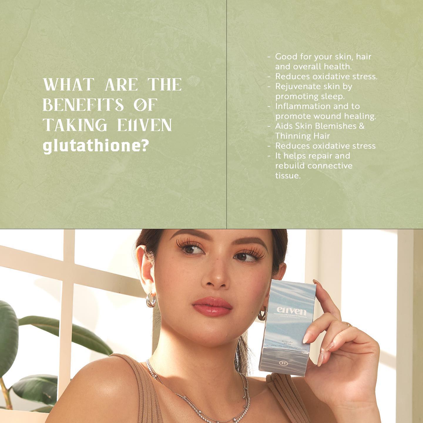 E11VEN Opitac™ Glutathione 30 Capsule Class S Japan Glutathione 500mg with 50mg Chamomile