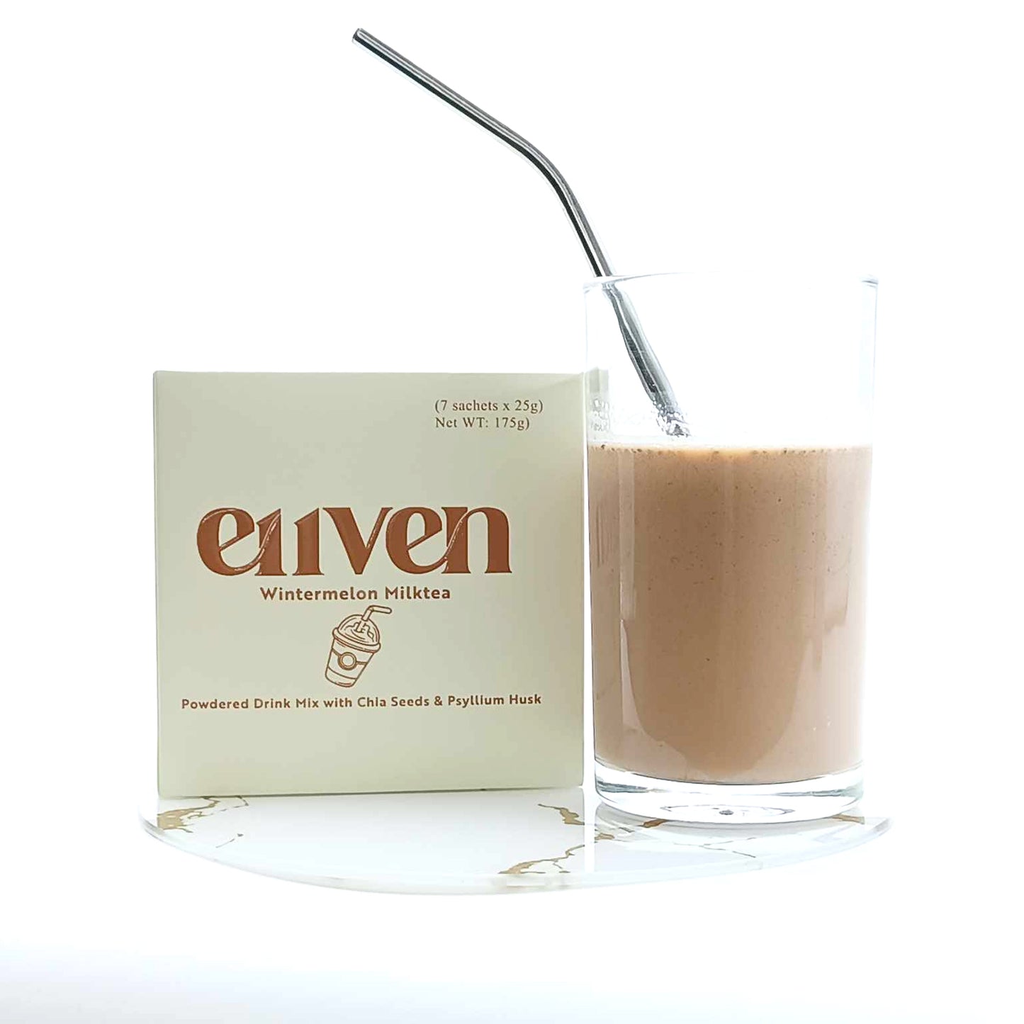 E11VEN Milk-Tea 7 Sachets with Chia Seeds