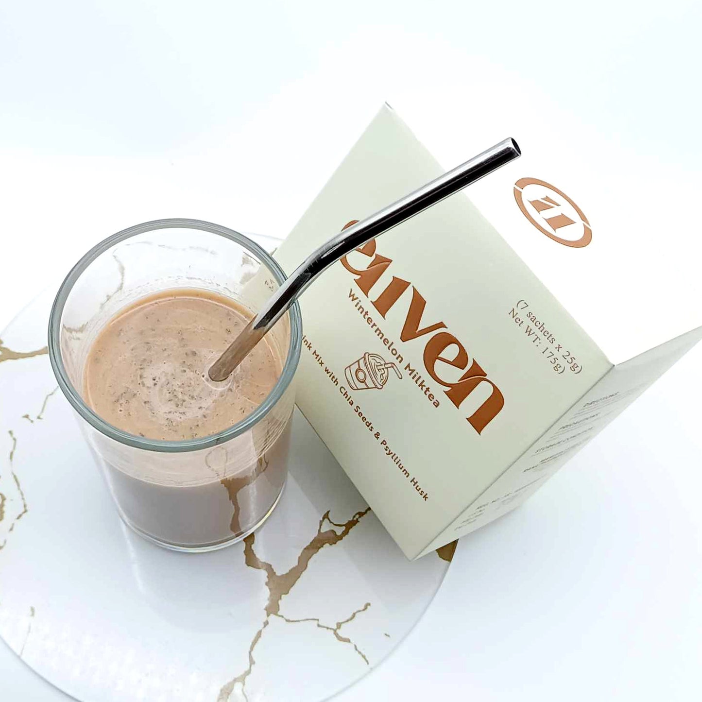 E11VEN Milk-Tea 7 Sachets with Chia Seeds