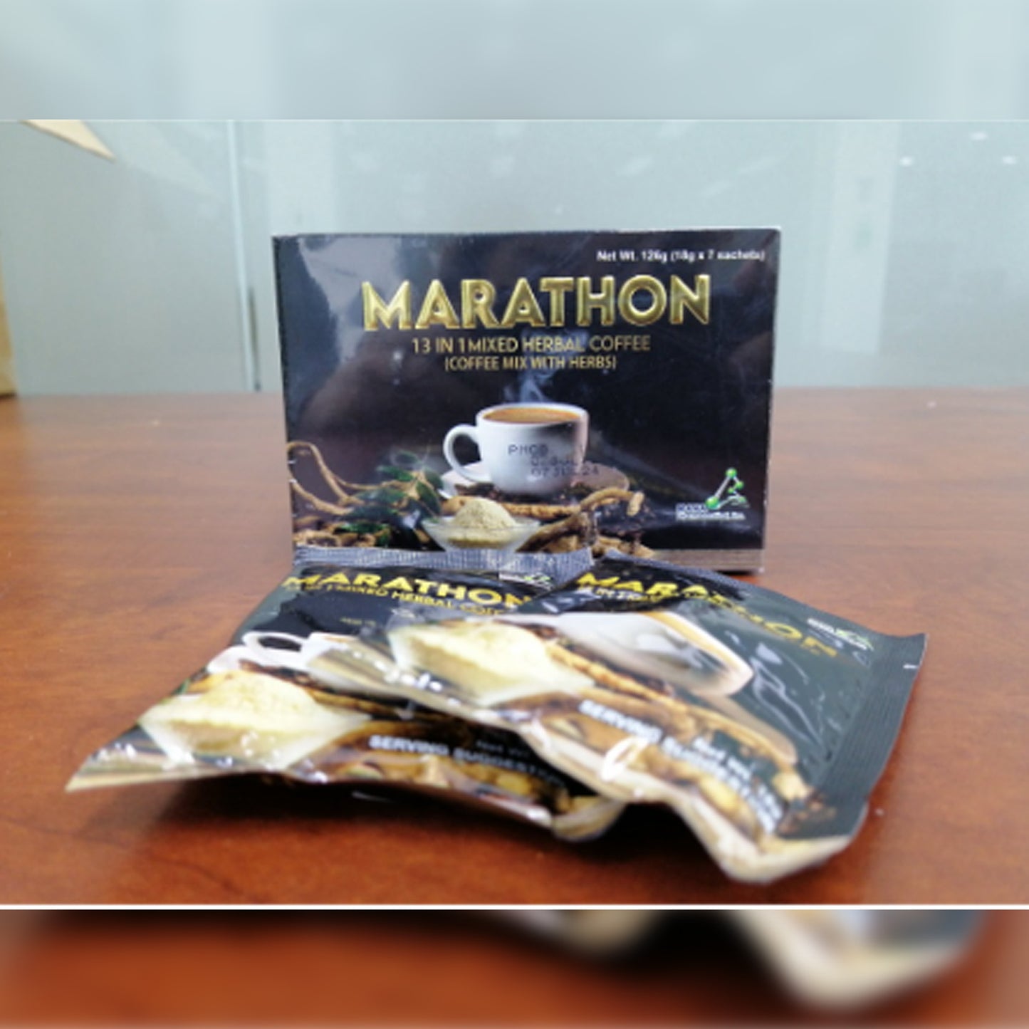 Marathon Coffee 7 Sachets with Maca